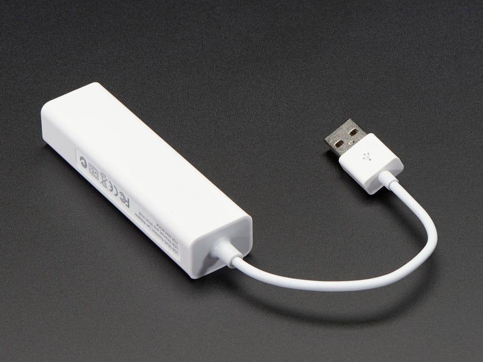 USB 2.0 and Ethernet Hub - 3 USB Ports and 1 Ethernet by The Pi Hut - The Pi Hut