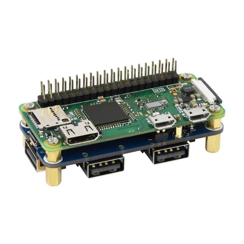 USB 2.0 Hub HAT for Raspberry Pi by Waveshare - The Pi Hut