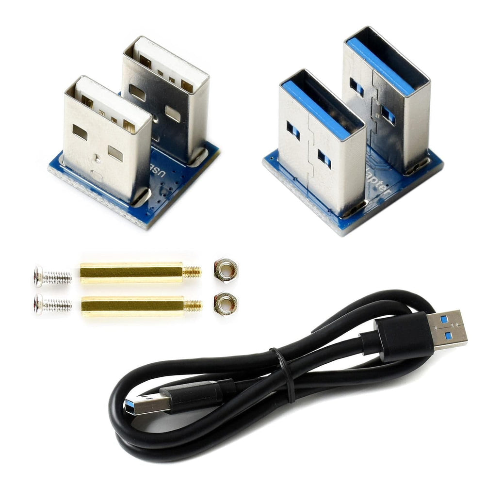 USB 3.2 Gen1 Hub HAT for Raspberry Pi by Waveshare - The Pi Hut