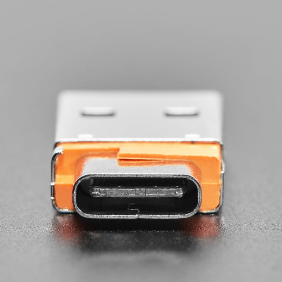 USB A Plug to USB C Jack Microadapter by The Pi Hut - The Pi Hut