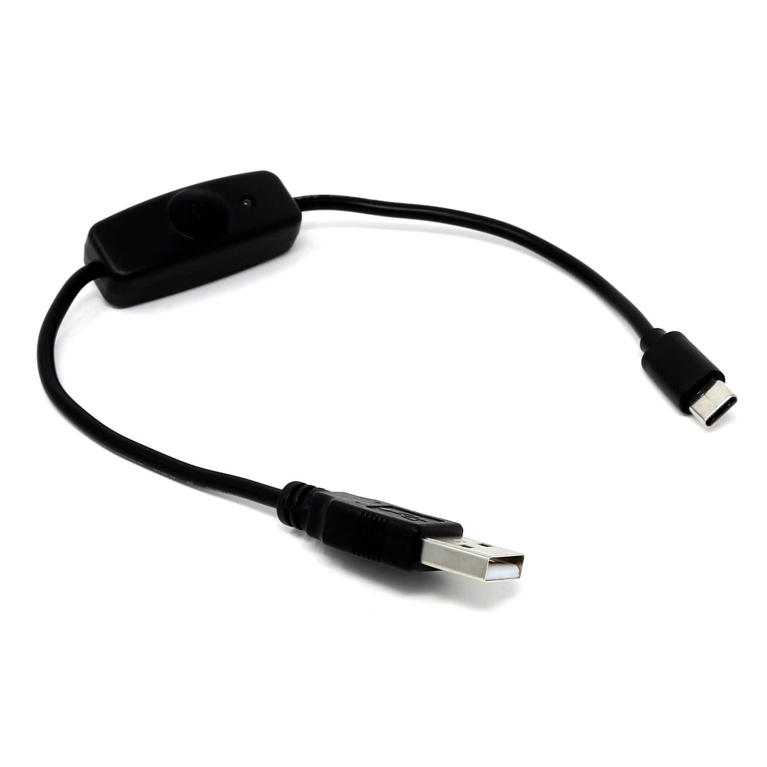 USB-A to USB-C Cable with On/Off Switch by The Pi Hut - The Pi Hut