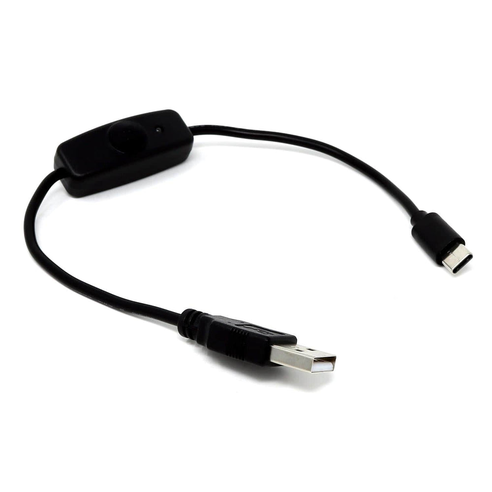 USB-A to USB-C Cable with On/Off Switch by The Pi Hut - The Pi Hut