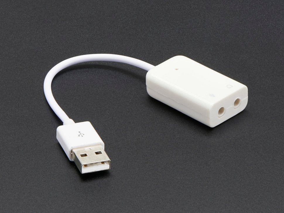 USB Audio Adapter - Works with Raspberry Pi by The Pi Hut - The Pi Hut