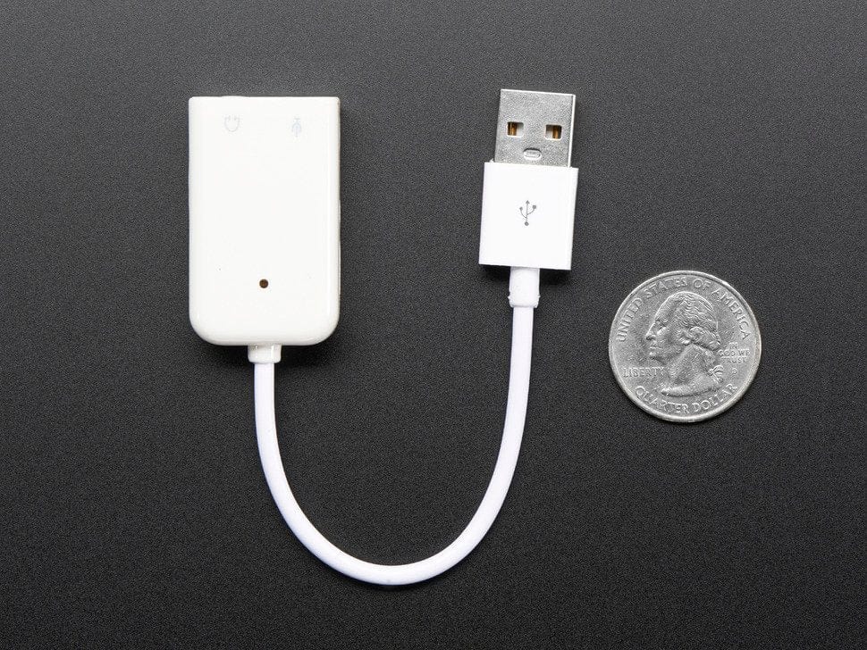 USB Audio Adapter - Works with Raspberry Pi by The Pi Hut - The Pi Hut