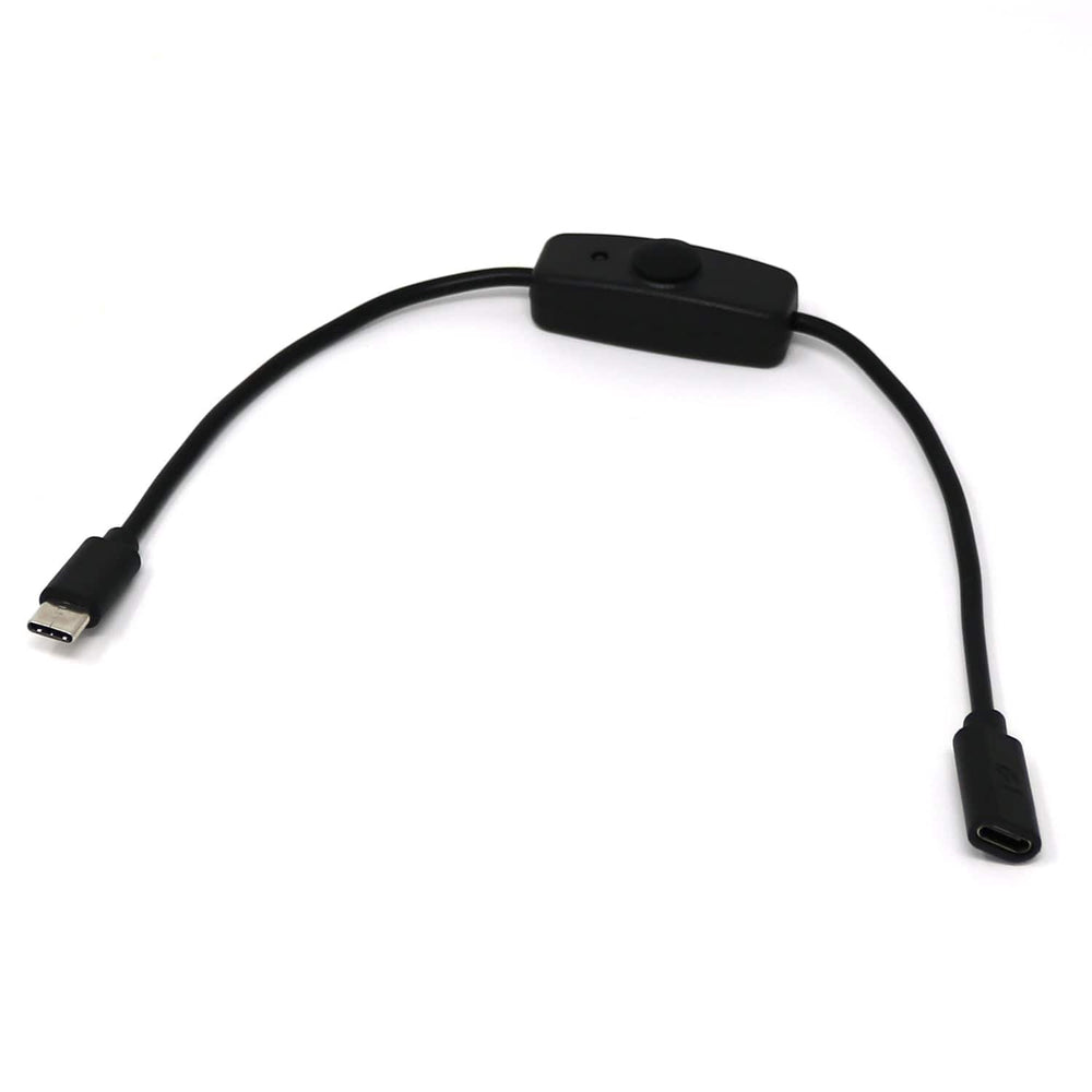 USB-C Cable with On/Off Switch for Raspberry Pi 4 by The Pi Hut - The Pi Hut