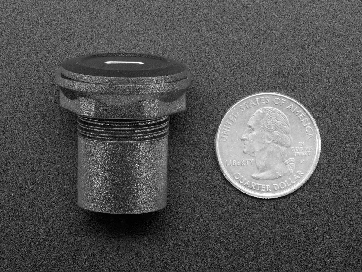 USB C Jack to Micro USB Jack Round Panel Mount Adapter by The Pi Hut - The Pi Hut