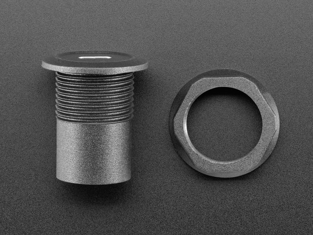USB C Jack to USB C Jack Round Panel Mount Adapter by The Pi Hut - The Pi Hut