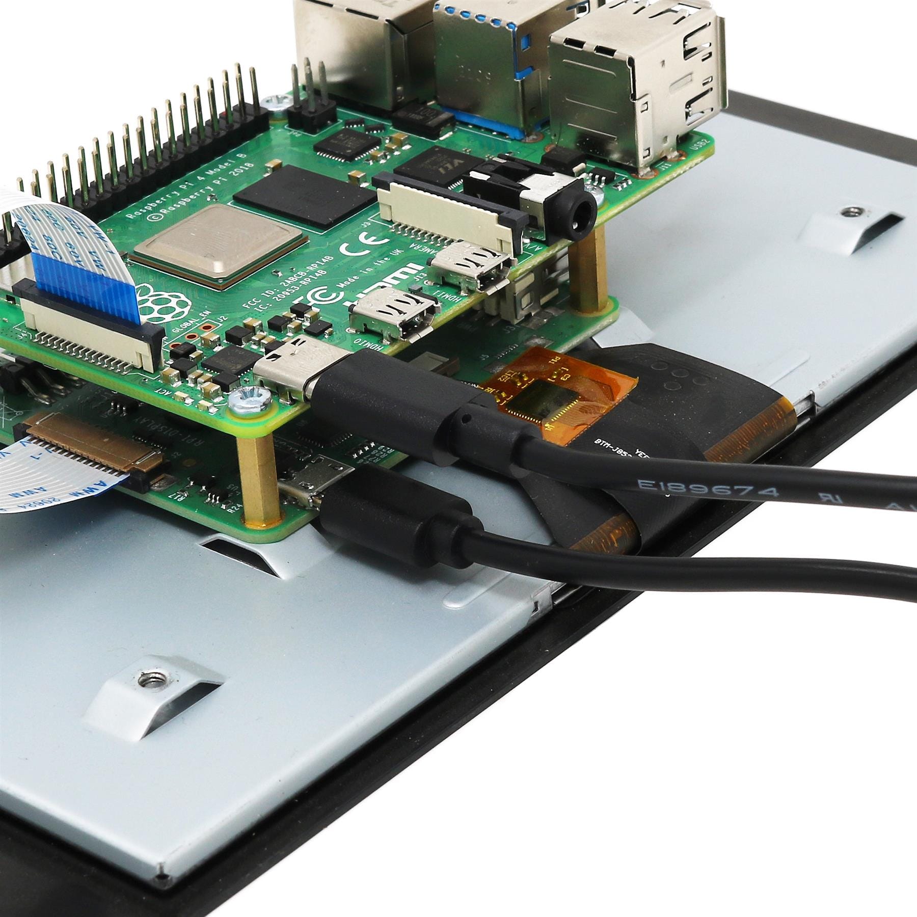 USB-C Power Splitter for Raspberry Pi Touchscreen Display by The Pi Hut - The Pi Hut