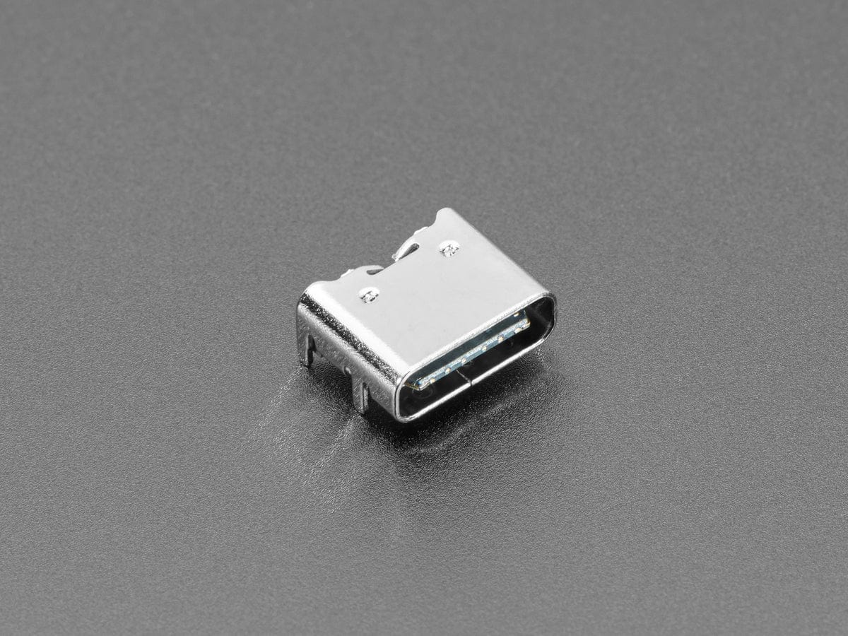 USB C SMT / THM Jack Connector - Power Only - Pack of 10 by The Pi Hut - The Pi Hut