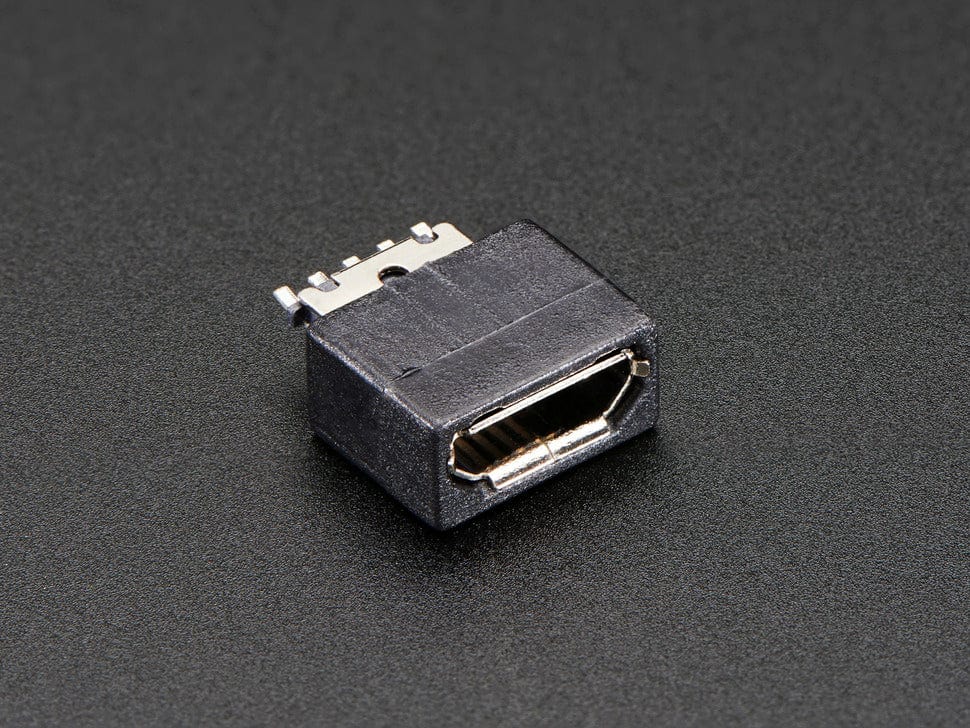 USB DIY Connector - Micro-USB Female Plug by The Pi Hut - The Pi Hut