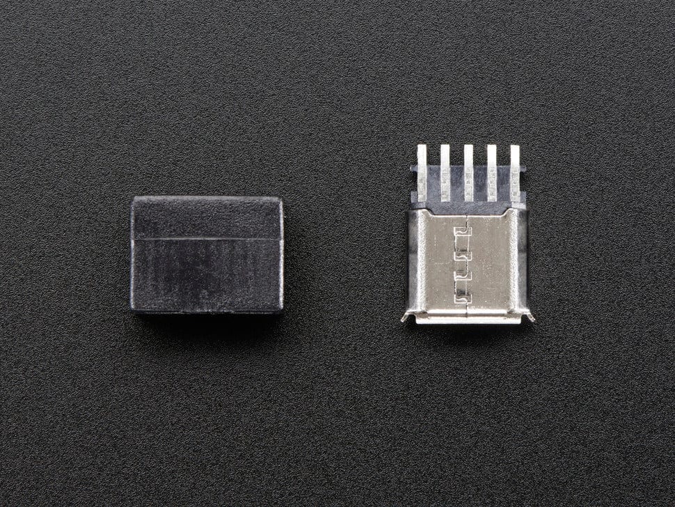 USB DIY Connector - Micro-USB Female Plug by The Pi Hut - The Pi Hut