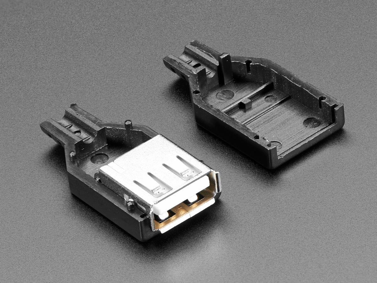 USB DIY Connector Shell - Type A Socket by The Pi Hut - The Pi Hut