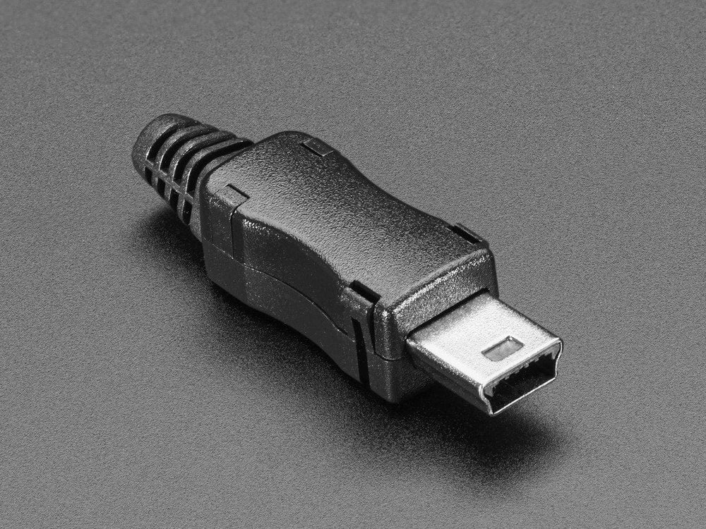USB DIY Connector Shell - Type Mini-B Plug by The Pi Hut - The Pi Hut