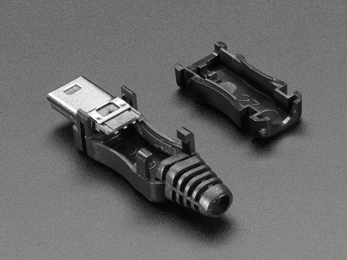 USB DIY Connector Shell - Type Mini-B Plug by The Pi Hut - The Pi Hut