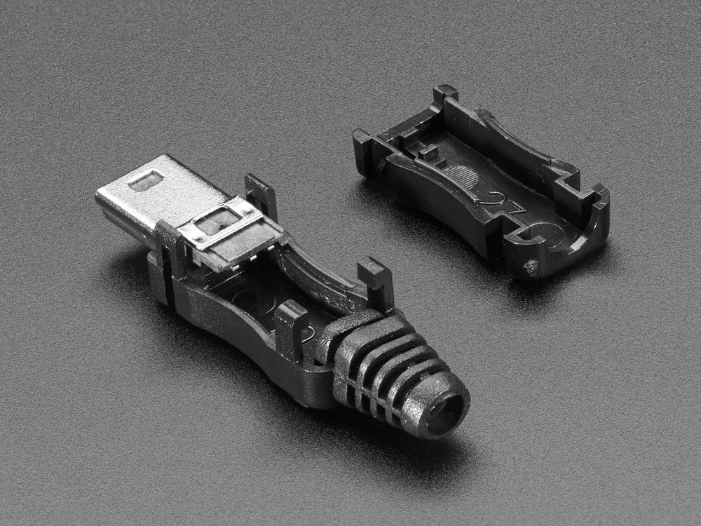 USB DIY Connector Shell - Type Mini-B Plug by The Pi Hut - The Pi Hut