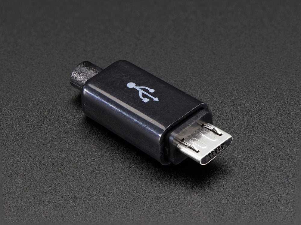 USB DIY Slim Connector Shell - MicroB Plug by The Pi Hut - The Pi Hut