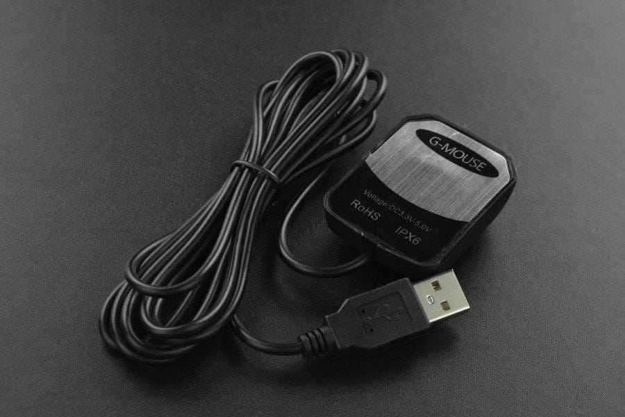 USB GPS Receiver with 2m Extension Cable by DFRobot - The Pi Hut