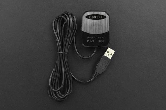 USB GPS Receiver with 2m Extension Cable (Compatible with Raspberry Pi/ LattePanda/ Jetson Nano) - The Pi Hut