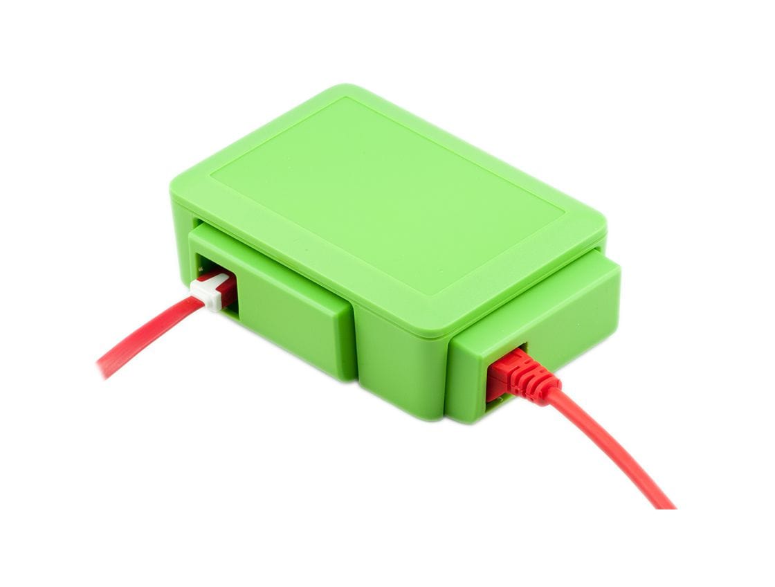 USB & HDMI Cover for Modular Raspberry Pi 3 Case - Green by The Pi Hut - The Pi Hut