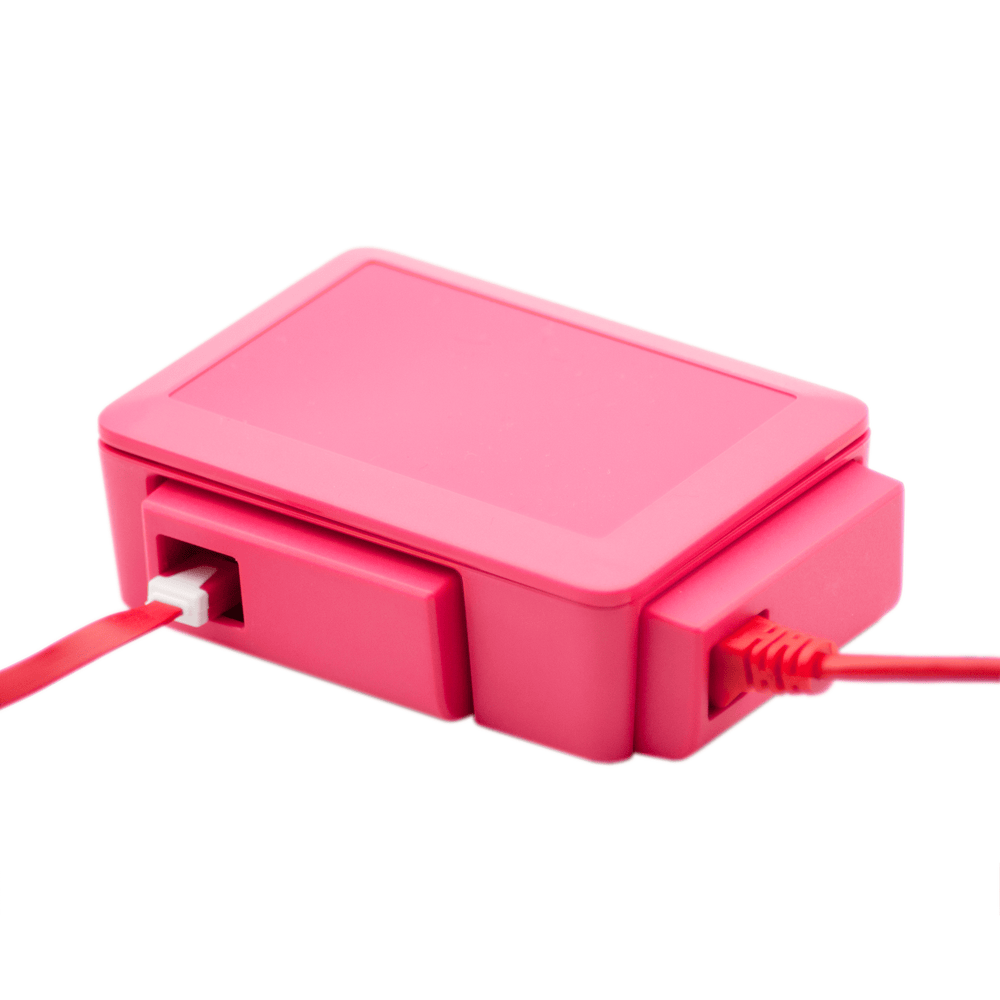 USB & HDMI Cover for Modular Raspberry Pi 3 Case - Pink by The Pi Hut - The Pi Hut