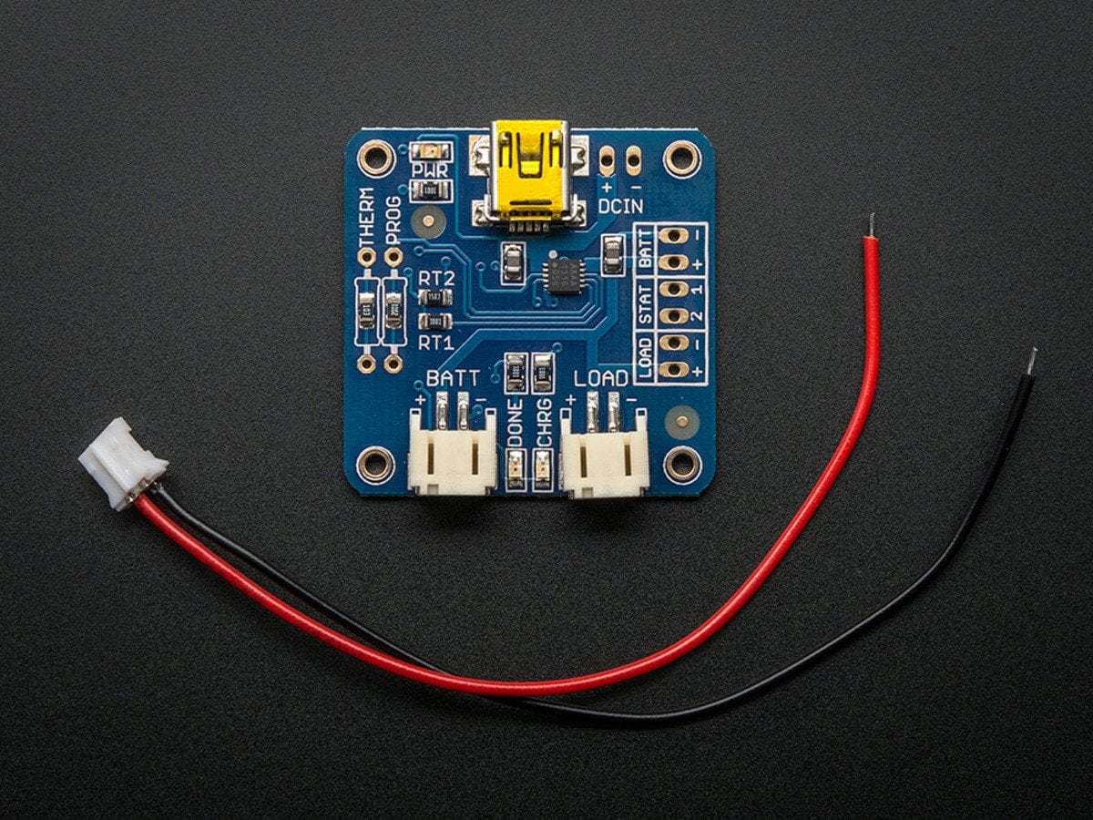 USB LiIon/LiPoly charger (v1.2) by Adafruit - The Pi Hut