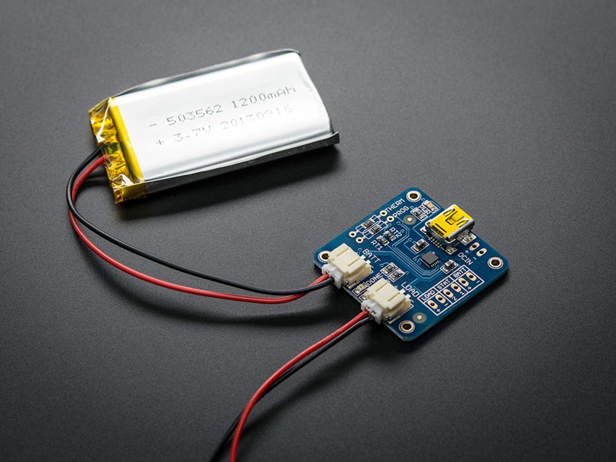 USB LiIon/LiPoly charger (v1.2) by Adafruit - The Pi Hut