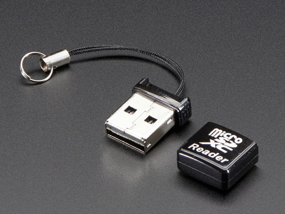 USB MicroSD Card Reader/Writer - microSD / microSDHC / microSDXC by The Pi Hut - The Pi Hut