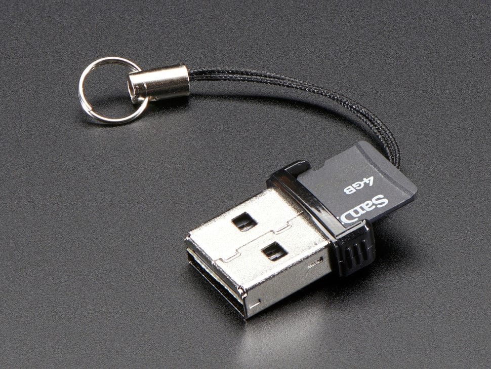USB MicroSD Card Reader/Writer - microSD / microSDHC / microSDXC by The Pi Hut - The Pi Hut