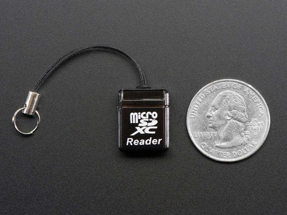 USB MicroSD Card Reader/Writer - microSD / microSDHC / microSDXC by The Pi Hut - The Pi Hut
