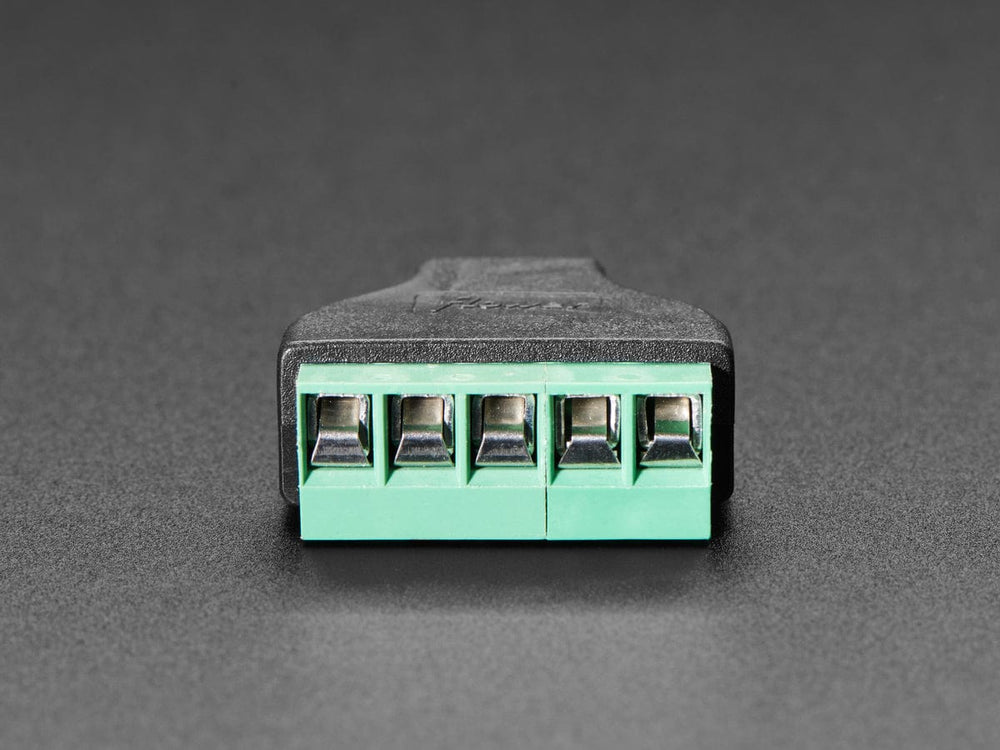 USB Mini B Female Socket to 5-pin Terminal Block by The Pi Hut - The Pi Hut