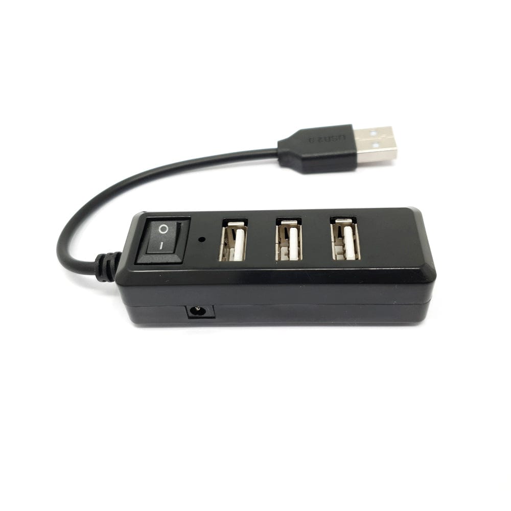 USB Mini Hub with Power Switch by The Pi Hut - The Pi Hut