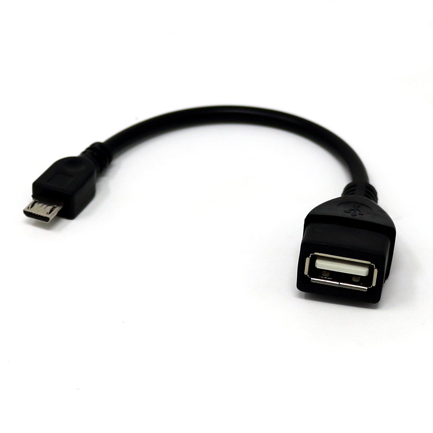USB OTG Host Cable - Micro-USB Male to USB-A Female by The Pi Hut - The Pi Hut