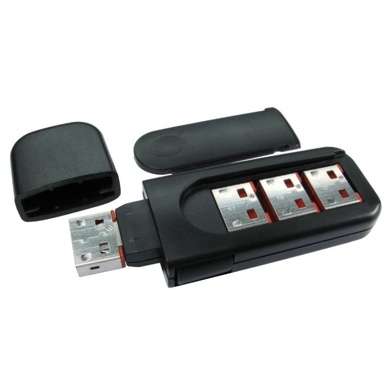 USB Port Blocker (inc. 4 port blocks) by The Pi Hut - The Pi Hut