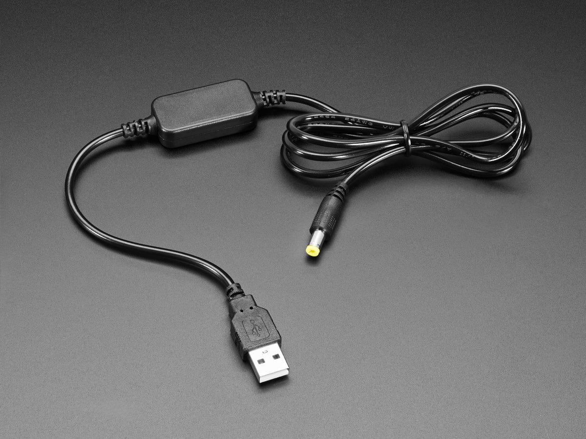 USB to 2.1mm DC Booster Cable - 9V by The Pi Hut - The Pi Hut