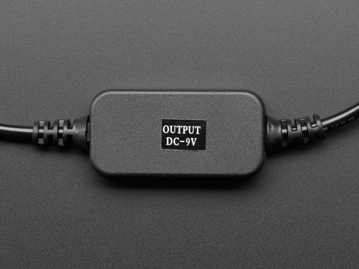 USB to 2.1mm DC Booster Cable - 9V by The Pi Hut - The Pi Hut