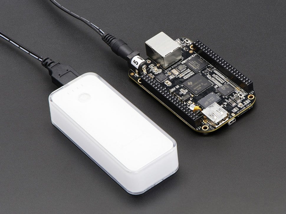 USB to 2.1mm Male Barrel Jack Cable (22AWG & 1 meter) by The Pi Hut - The Pi Hut