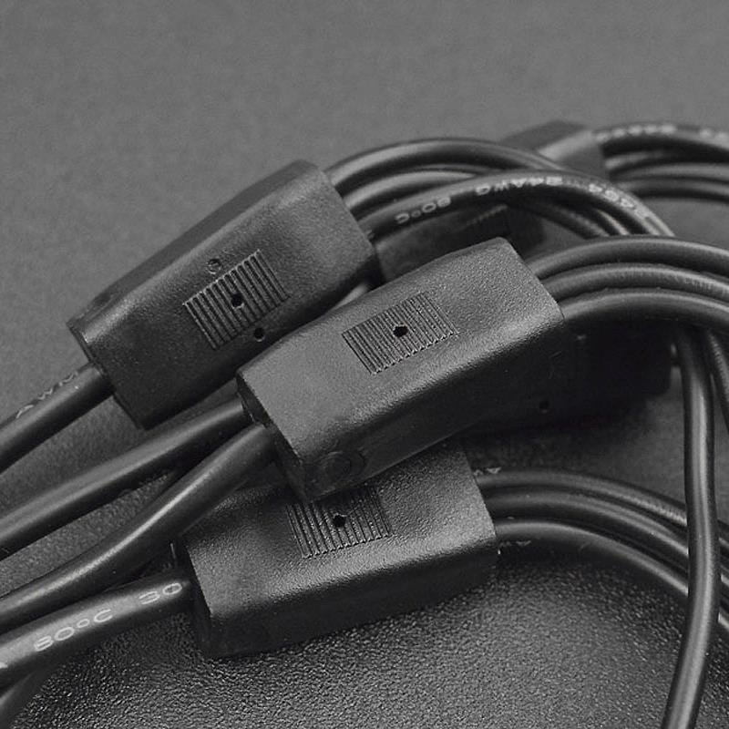 USB to Crocodile Clip Cable (2-pack) by DFRobot - The Pi Hut