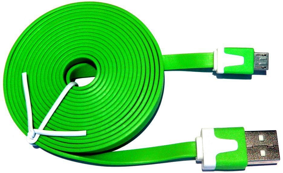 USB to Micro-USB Noodle Cable - 2m by ModMyPi - The Pi Hut