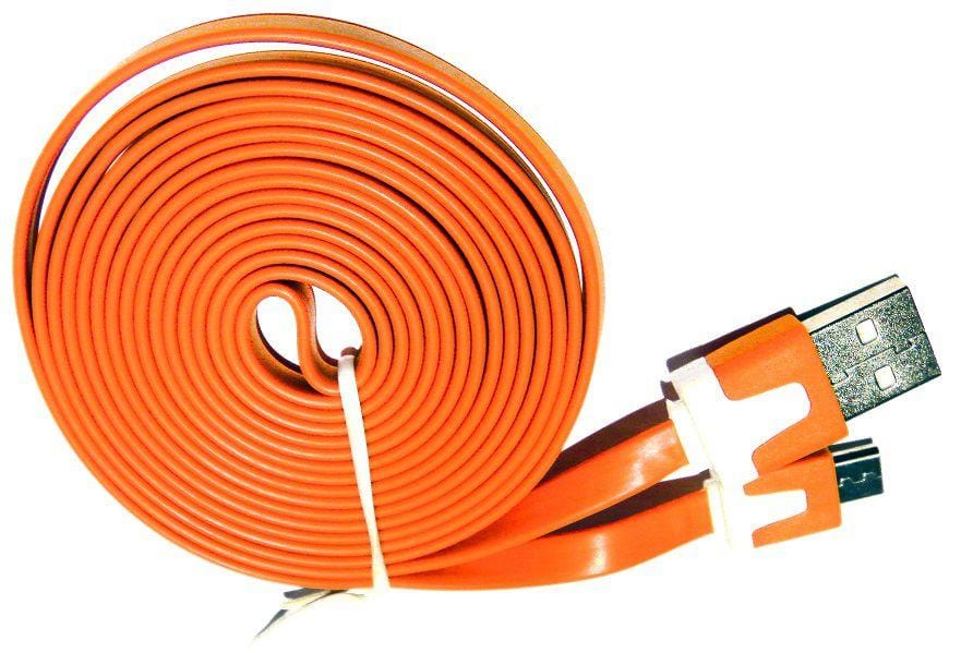 USB to Micro-USB Noodle Cable - 2m by ModMyPi - The Pi Hut