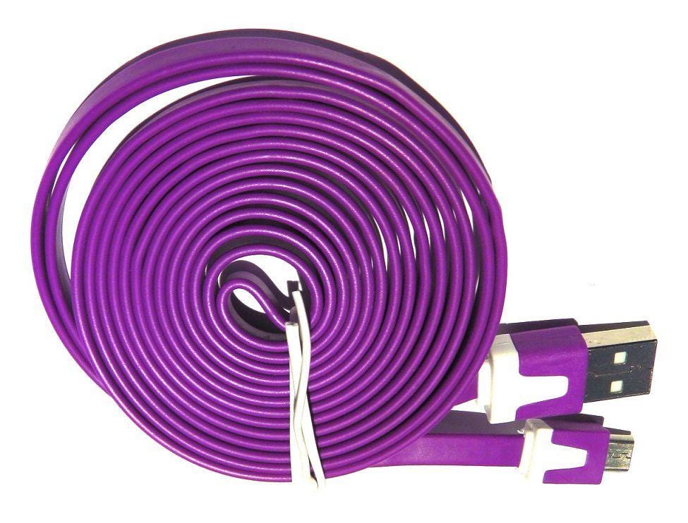 USB to Micro-USB Noodle Cable - 2m by ModMyPi - The Pi Hut