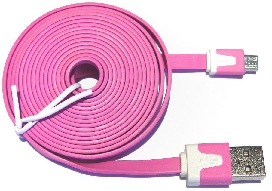 USB to Micro-USB Noodle Cable - 2m by ModMyPi - The Pi Hut