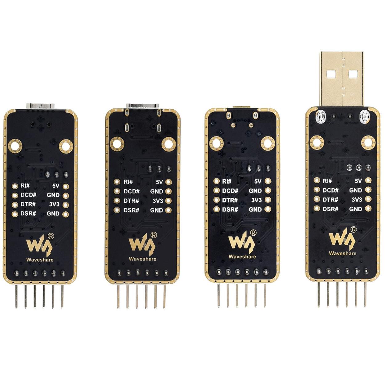 USB to UART Module (Micro/Mini/Type-A or Type-C) by Waveshare - The Pi Hut