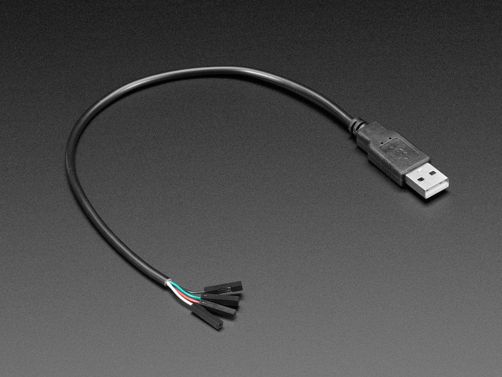 USB Type A Plug Breakout Cable with Premium Female Jumpers (30cm long) by The Pi Hut - The Pi Hut
