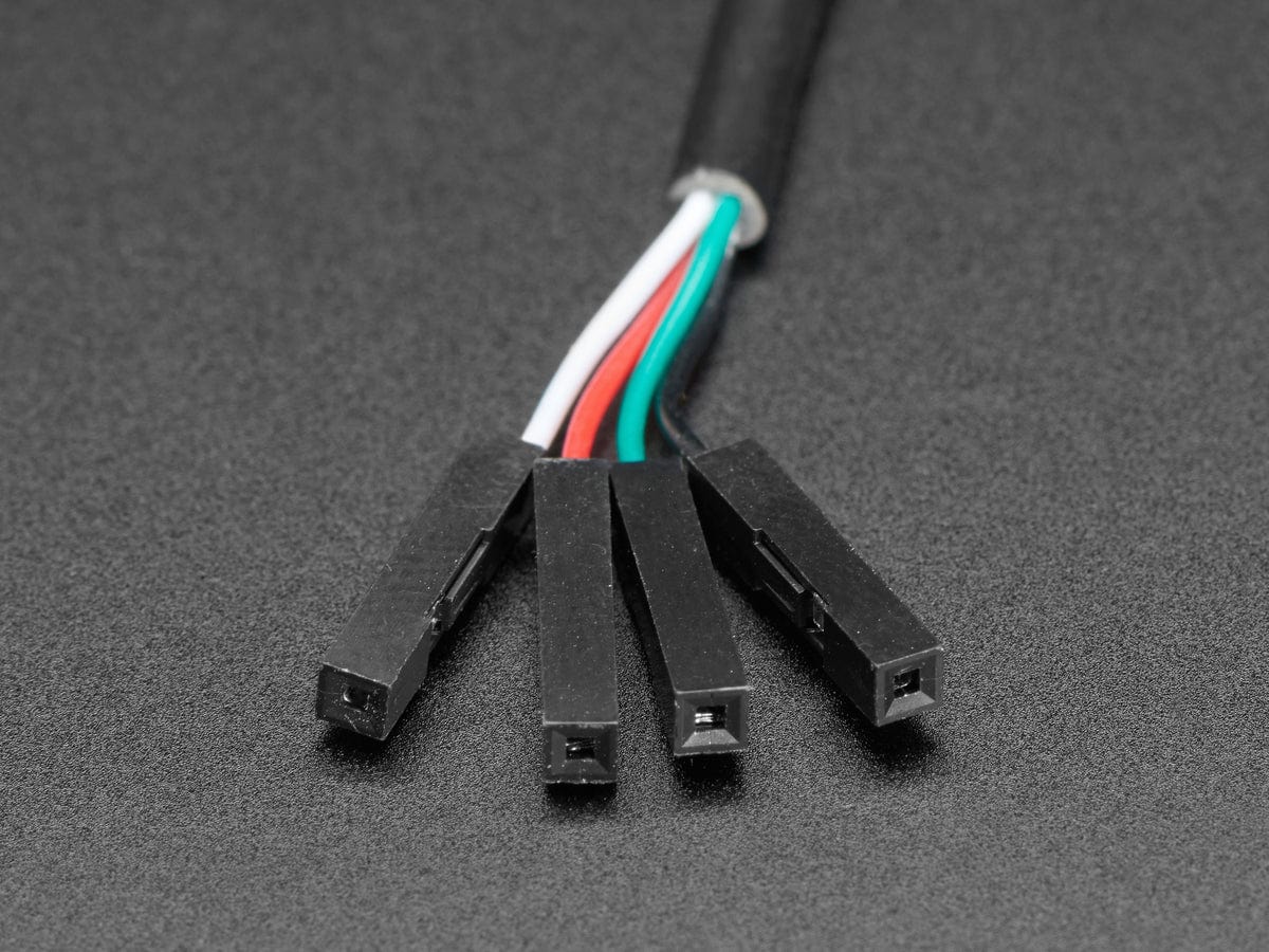 USB Type A Plug Breakout Cable with Premium Female Jumpers (30cm long) by The Pi Hut - The Pi Hut
