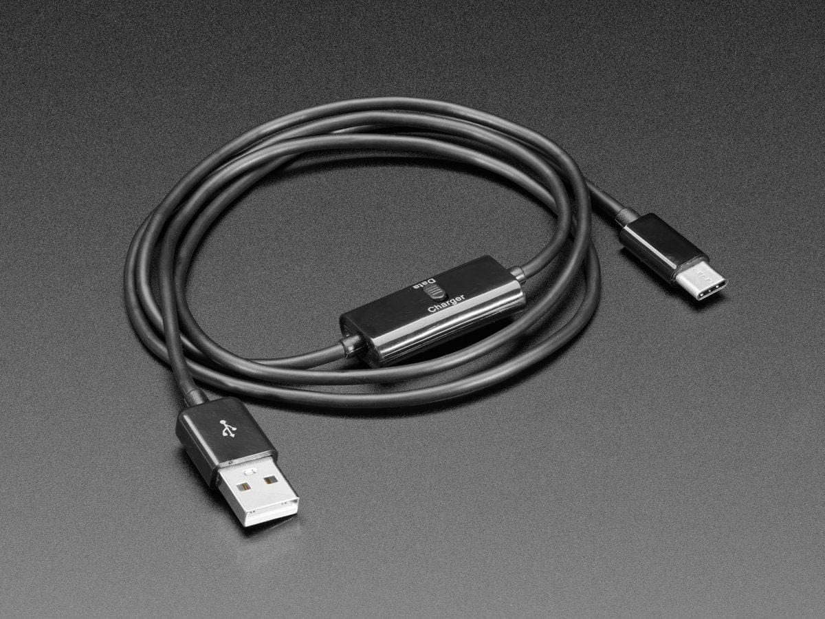 USB Type C Cable with Data/Charge Switch (1 meter long) The Pi Hut
