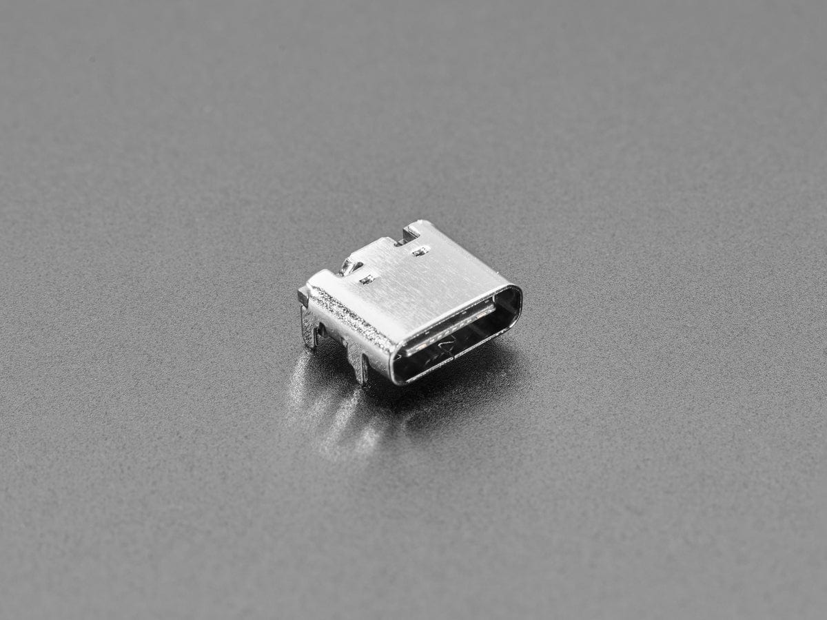 USB Type C SMT / THM Jack Connector - Pack of 10 by The Pi Hut - The Pi Hut