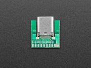USB Type C Socket - SMT Inline Breakout Board - The Pi Hut