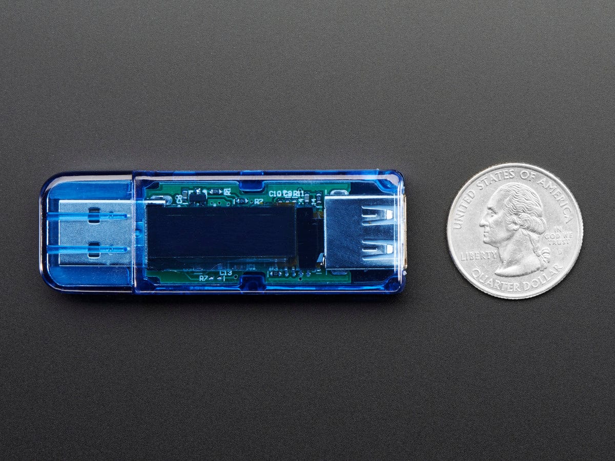 USB Voltage Meter with OLED Display - The Pi Hut