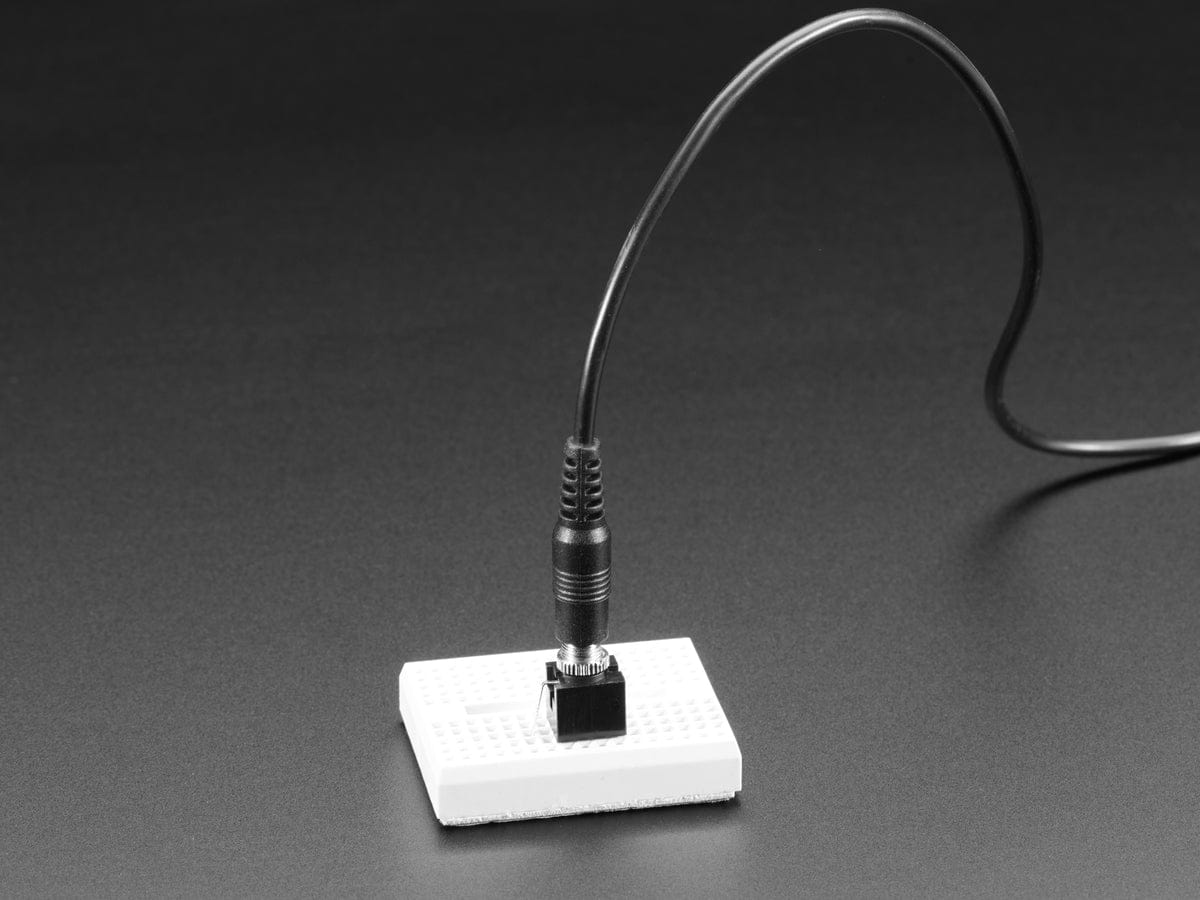 Vertical Breadboard-Friendly 3.5mm Mono Headphone Jack by The Pi Hut - The Pi Hut