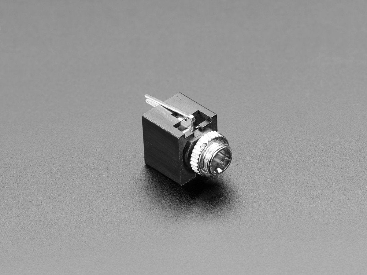 Vertical Breadboard-Friendly 3.5mm Mono Headphone Jack by The Pi Hut - The Pi Hut